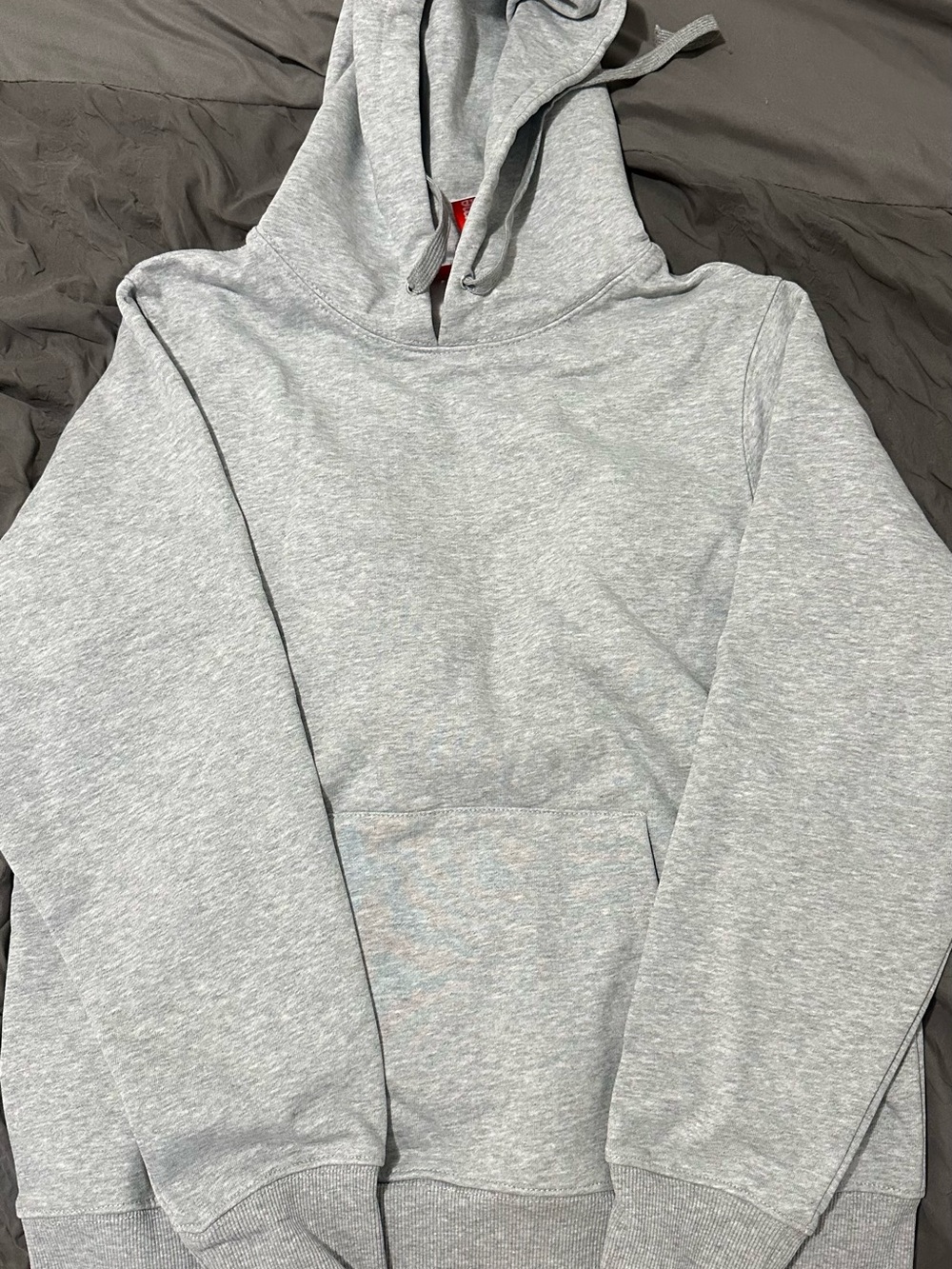 Supreme Light Gray hoodie